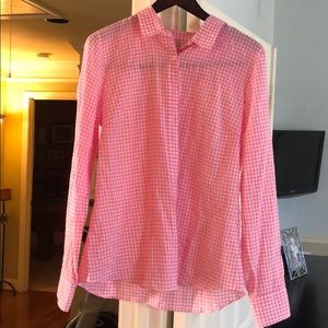 J Crew pink gingham!